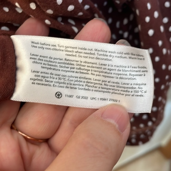 CARTERS UEC Girls Size 7 Brown White Polka Dot Tiered Midi Dress - Picture 7 of 13